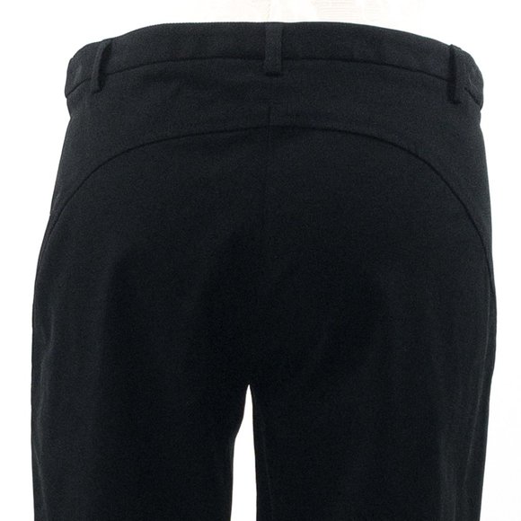 Theory Corduroy Pants 10 Stretch Straight Leg Cords Sexy Moto Black - Picture 4 of 12